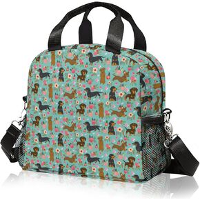 Cute Lunch Bag for Women,Insulated Cat Lunch Box for Kids Small Lunch Totebag Reusable Leakproof Lunch Bag With Shoulder Strap for Girls Boys School Work Picnic