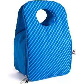 Milkdot Designer Insulated Lunch Bag, Purple, Reusable Cooler Tote for Food & Drinks, Perfect for Women, Men, Boys, Girls, Stylish for kids ages 3+ (Flower)