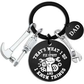 Dad Stocking Stuffers Christmas Gifts for Men Dads Husband Stocking Stuffer for Dad Father Key Chain Lovers for New Dad grandpa-Birthday Fathers Gifts Day for Dad