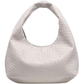 Verdusa Women's Woven Leather Hobo Shoulder Bags Top Handle Braided Underarm Purse