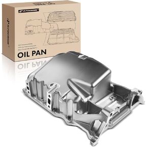 A-Premium Engine Oil Pan Sump with Drain Plug Compatible with Honda Civic 2012-2015 & Acura ILX 2013-2015, 2.4L Petrol