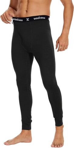 Men's 100% Merino Wool Base Layer Pants Lightweight Thermal Active Base Layer Bottom in Kuwait