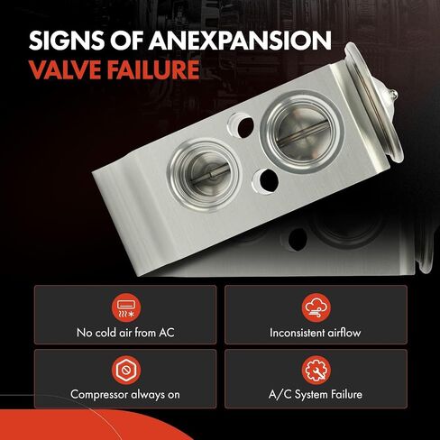 A-Premium A/C Expansion Valve Compatible with Hyundai Elantra 2014-2023, Elantra Coupe 2014, Elantra GT 2014-2018 & Kia Forte 2014-2018, Forte Koup 2014-2017, Forte5 2014-2018 in Saudi Arabia