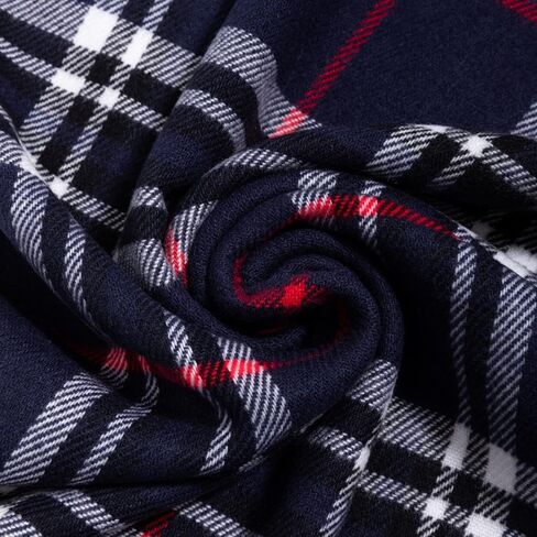 AUSEKALY Scarf For Women Men Winter Plaid Neck Scarves Fall Softest Classic Warm Lightweight in Kuwait