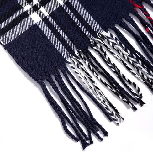 AUSEKALY Scarf For Women Men Winter Plaid Neck Scarves Fall Softest Classic Warm Lightweight in Kuwait