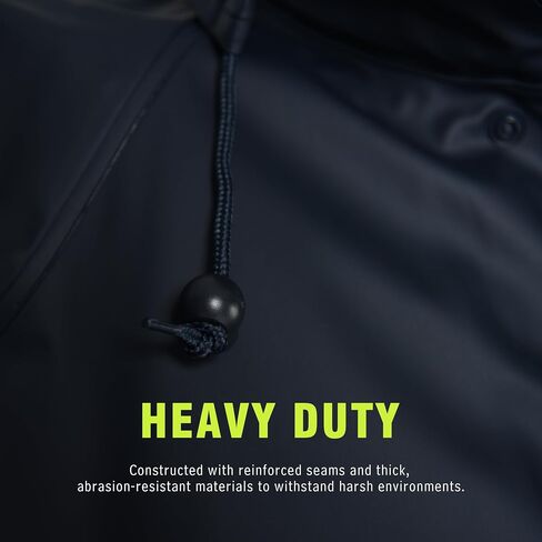 FWG Men's Workwear PRO Rain Suit - Ultimate Safety & Comfort | Waterproof, Durable PU Jacket & Bib Pants Set. in Saudi Arabia