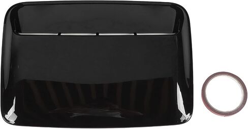 Majatou Hood Scoop Cover, Universal Bonnet Vent Grille, Bonnet Scoop Cover for Automobile Modification Replacement Refurbishment(Carbon fiber)(Glossy Black) in Saudi Arabia