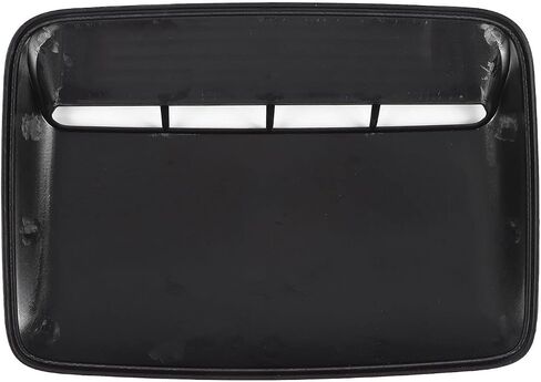 Majatou Hood Scoop Cover, Universal Bonnet Vent Grille, Bonnet Scoop Cover for Automobile Modification Replacement Refurbishment(Carbon fiber)(Glossy Black) in Saudi Arabia