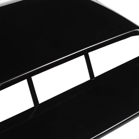 Majatou Hood Scoop Cover, Universal Bonnet Vent Grille, Bonnet Scoop Cover for Automobile Modification Replacement Refurbishment(Carbon fiber)(Glossy Black) in Saudi Arabia