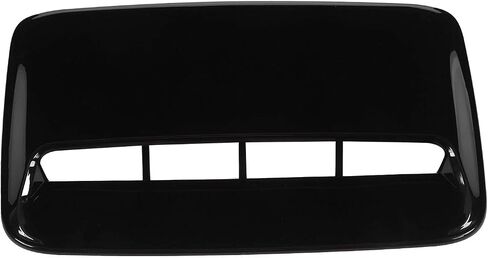 Majatou Hood Scoop Cover, Universal Bonnet Vent Grille, Bonnet Scoop Cover for Automobile Modification Replacement Refurbishment(Carbon fiber)(Glossy Black) in Saudi Arabia