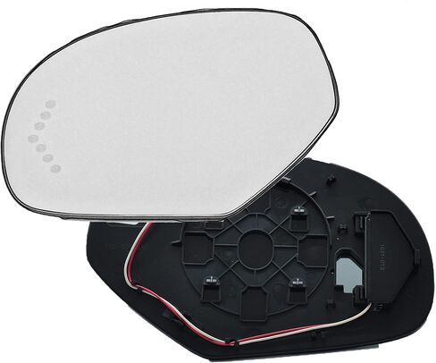 Left Driver Side Mirror Glass Replacement for 07-14 Chevy Silverado Suburban Tahoe Avalanche GMC Sierra Yukon Cadillac Escalade Rearview Side Heated Mirror with signal light Replace GM1324138 in Saudi Arabia