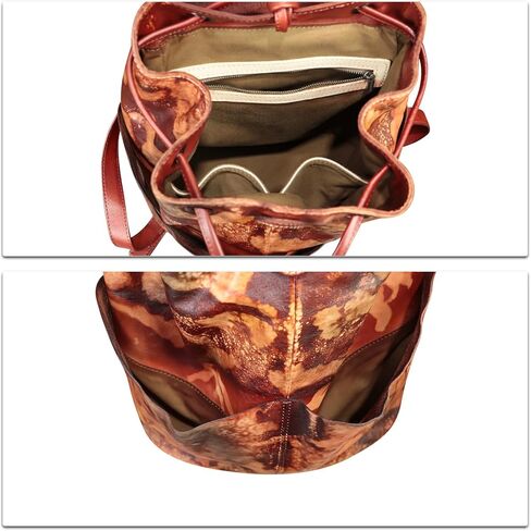 حقيبة ظهر عصرية من الجلد الطبيعي من IVTG للنساء حقيبة ظهر من الجلد الناعم العتيق حقيبة ظهر حقيبة ظهر (متعددة الألوان) in Kuwait