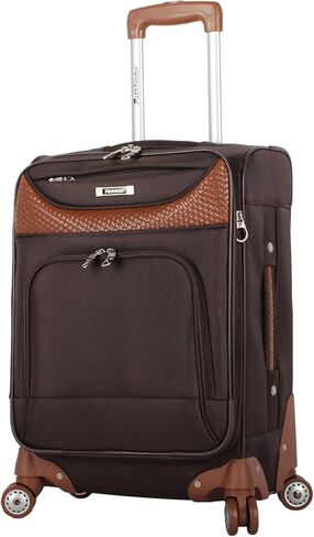 Pathfinder 4-Piece Spinner Luggage Set, telescoping handle (Chocolate) in Saudi Arabia