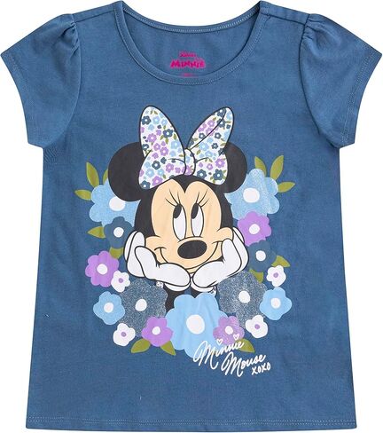 Disney Minnie Mouse Girls Legging Pants and Short Sleeve T-Shirt 2 Piece Set for Little Kids in Saudi Arabia