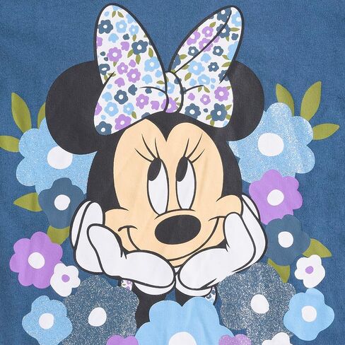 Disney Minnie Mouse Girls Legging Pants and Short Sleeve T-Shirt 2 Piece Set for Little Kids in Saudi Arabia