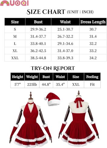 فستان Nuoqi Santa للسيدات باللون الأحمر سانتا كلوز، فستان مخملي للسيدة سانتا لعيد الميلاد مع قبعة in Kuwait