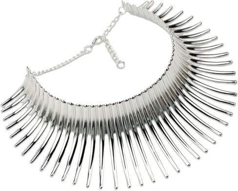 Big Metal African Choker Necklace for Women Collar Statement Torques Punk Tribal Jewelry Chain Indian Alloy Female Necklace in Kuwait