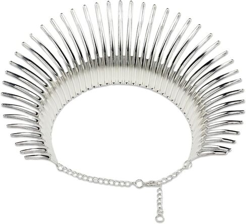 Big Metal African Choker Necklace for Women Collar Statement Torques Punk Tribal Jewelry Chain Indian Alloy Female Necklace in Kuwait