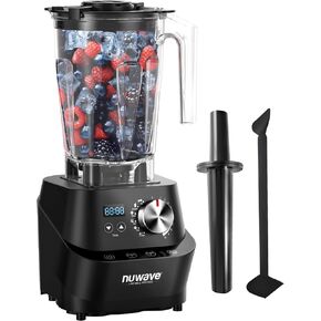 Nuwave Infinity Commercial Blender, Smoothie Blender with 2.5HP Motor, Professional Grade, NSF Certified, 64oz Tritan Jar, Laser-Cut Stainless-Steel -Blades & Heavy-Duty Metal Gears