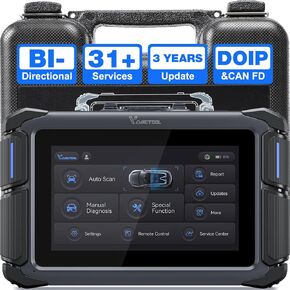 VDIAGTOOL Bidirectional Scan Tool VD70 Lite, 2025 Scanner for Car, OBD2 Scanner Diagnostic Tool, Full System Scan, 31+ Resets, CAN FD & DoIP