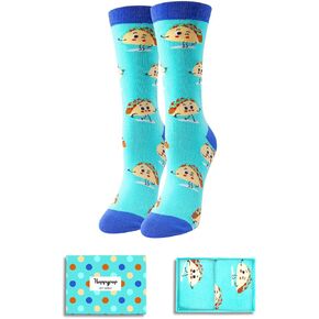 HAPPYPOP Women's Sushi Socks Donut Pickle Gifts - Food Donut Sushi Pickle Socks