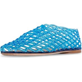 Jelly Sandals For Women Casual Jellies Shoes Comfortable Mesh Ballet Flats Dressy Clear Flat Sandals Fashion Mesh Shoes Beach Jelly Flats For Women