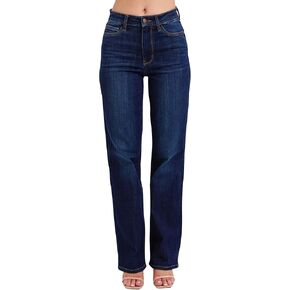 Judy Blue Women's High Waist Straight Jeans