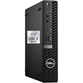 Dell OptiPlex 7000 Series 7080 Micro Form Factor Mini Business Desktop, Intel Core i5-10500T Processor, 16GB RAM, 1TB PCIe SSD, USB Type-C, DisplayPort, RJ45, Wi-Fi 6, Windows 11 Pro, Black