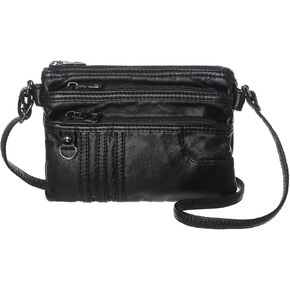 MINICAT Treble Pockets Small Crossbody Purse Cell Phone Purse Shoulder Bags for Women