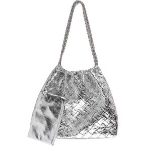 Woven Tote Bag for Women Large Summer Beach Hobo Handbags Handmade Top-handle Shoulder Bag with Purse
