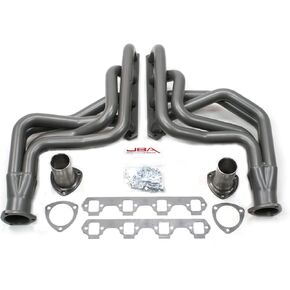 JBA (6612SJT) 1-3/4" Stainless Steel Titanium Ceramic Long Tube Exhaust Header for TCI/Similar Mustang II Steering Swap 260-351W Engine