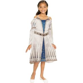 Disney's Wish Queen Amaya’s Dress Authentic Movie Licensed Fashion, Outfit Fits Children Sizes 4-6X