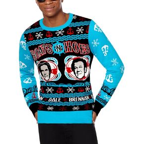Spencer's Light-Up Boats 'N Hoes Step Brothers Ugly Christmas Sweater