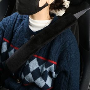 Car Seat Belt Shoulder Cover, Padded Comfort Strap (Pink, 10 in-2pc)