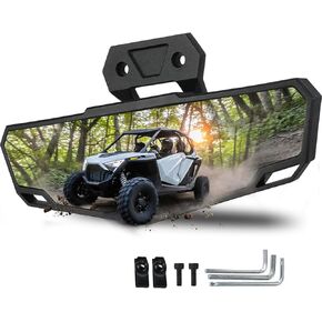 Rear View Mirror, Race Convex Mirror Compatible with Polaris RZR XP 1000, RZR PRO XP 4, Pro S, Turbo R, RZR Trail/S 2024 2023 2022 2021 2020 HD Center Mirror Replacement for #2883763