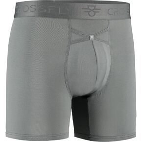 Men's Underwear IKON 6" Boxer Brief Shorts, 24 Hour Comfort and Innovative Access, No Chafe, Breathable and Soft