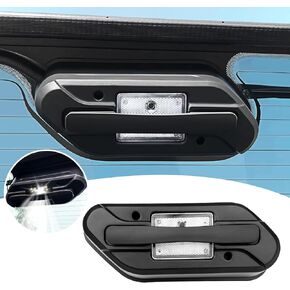 Rear Window Grip Handle Compatible with Jeep Wrangler (JL) 2018-2024 Jeep Wrangler 4xe Jeep Wrangler Accessories (Rear Defogger Cable Cover & Rear Window Grip Handle)