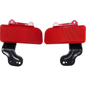 ApplianPar 2Pcs Red Rear Left and Right Bumper Reflector Light Marker for CRV 2015-2016 Replace 33505-T1W-A01