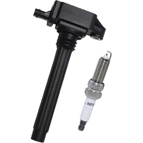 Ignition Coils & Spark Plugs Set 6 Packs UF553 Compatible with Ford & Lincoln 3.5L 3.7L 2008-2016 - for Taurus Expedition Explorer F 150 Transit MKS MKT MKX- Replace 7T4Z-12029-E DG520 UF595