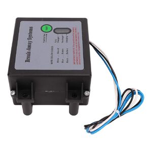 Trailer Brakes Breakaway Kit with Switch, 12V LED Test Break Away System Emergency Brake Switch Accessories (Without Battery)
