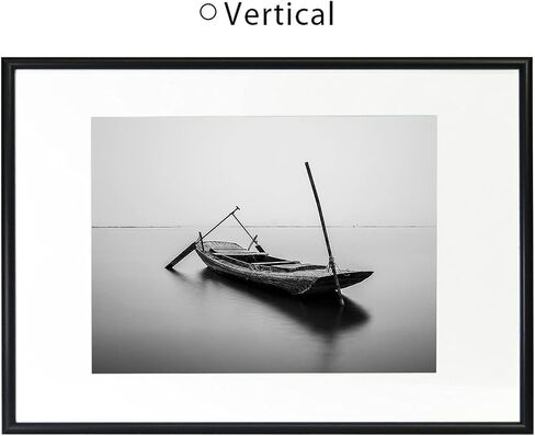 إطار أسود مقاس A4، إطار صورة مقاس 8.3x11.7 بدون حصيرة أو صورة مقاس 6x8 مع حصيرة، إطار معدني رفيع حديث مقاس A4 مع أكريليك عالي الدقة، إطار ملصق أو إطار شهادة (أسود-A4) in Saudi Arabia