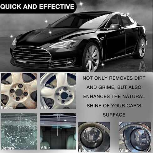 2PCS MAD Acid Glass Cleaner, MAD Acid Heavy-Duty Wheel Cleaner Easily Remove Water Spots Gentle Yet Effective, Metal Cleaner and Water Spot Remover for Glass Vehicle Emblems Wheels in Kuwait