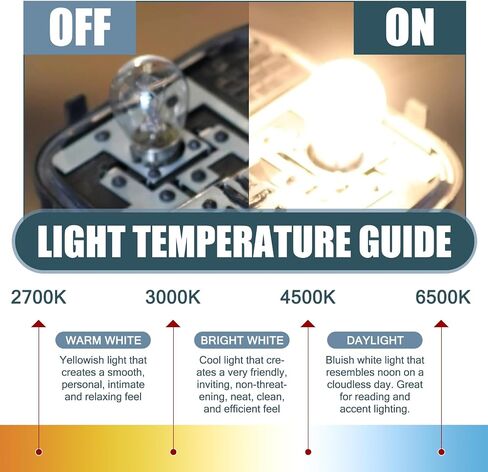 Pack of 10 Car Brake Light Bulb, 3157 Mini Bulb Lighting Replacement Accessory, 12V 21/5W Micro Quartz Glass Double Wire Instrument Light Bulb, Universal for Most Car (Amber) in Saudi Arabia
