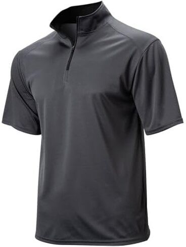 B-Core S/S 1/4 سحاب جرافيت/أسود 3X-Large in Kuwait