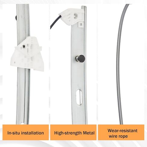 مجموعة منظم النافذة الجانبية للسائق الأمامي الأيسر من SUNROAD مع استبدال المحرك لـ 2007 2008 2009 2010 2011 2012 2013 2014 2015 Mazda CX-9 751-856 in Kuwait