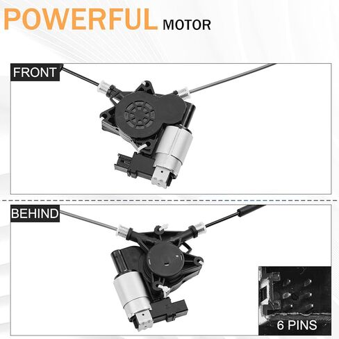 مجموعة منظم النافذة الجانبية للسائق الأمامي الأيسر من SUNROAD مع استبدال المحرك لـ 2007 2008 2009 2010 2011 2012 2013 2014 2015 Mazda CX-9 751-856 in Kuwait