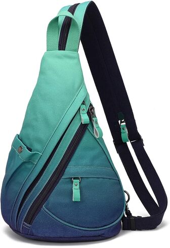KL928 Canvas Sling Bag - Small Crossbody Backpack Shoulder Casual Daypack Rucksack for Men Women in Saudi Arabia