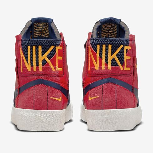 Nike SB Zoom Blazer Mid Premium Skate Shoes (FD5113-100, Summit White/Pure Platinum/Summit White/University Red) in Saudi Arabia