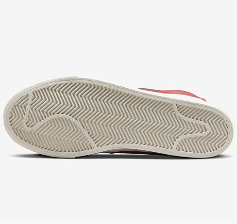 Nike SB Zoom Blazer Mid Premium Skate Shoes (FD5113-100, Summit White/Pure Platinum/Summit White/University Red) in Saudi Arabia