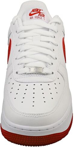 Nike Air Force 1 '07 Men's Shoes (FJ4146-106, White/White/Dragon Red) Size 12 in Saudi Arabia